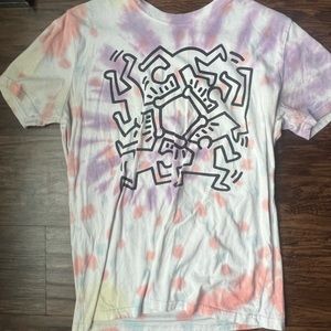 Size medium multi colored Keith haring shirt